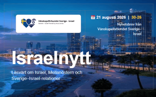 ISRAELNYTT 21 AUG